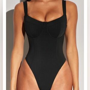 TA3 high cut lifty Swimsuit/Corset NWOT